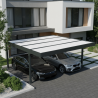 Abri top carport Horizon 3 pieds déportés