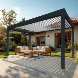 Pergola bioclimatique rétractable Horizon 5