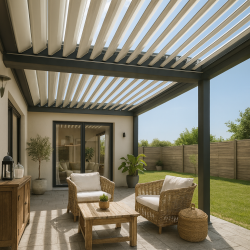 Pergola bioclimatique Horizon 3 parallèle
