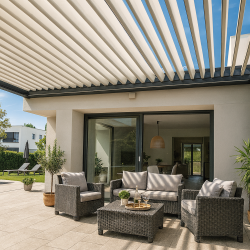 Pergola bioclimatique Horizon 3 perpendiculaire