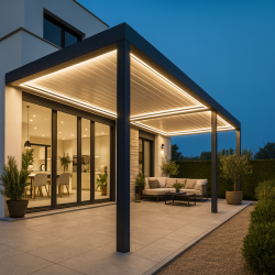Pergola bioclimatique Horizon 2 parallèle