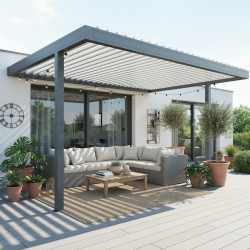 Pergola bioclimatique Horizon 2 perpendiculaire
