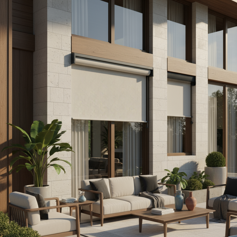 Store de fenêtre à tendeur | Petit, discret mais efficace.