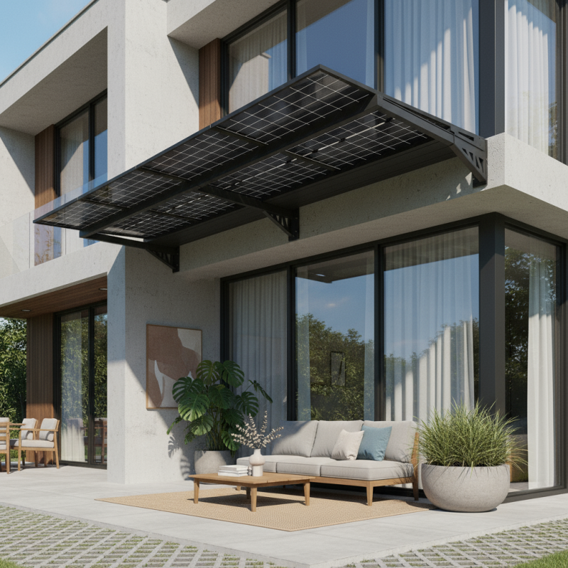 Auvent solaire Eureka