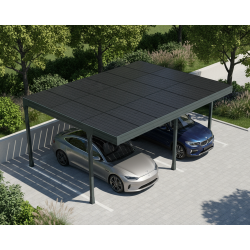 Abri Électra Design 3 pieds déportés