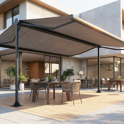 Abri 325 | Très grand abri de terrasse double-pente