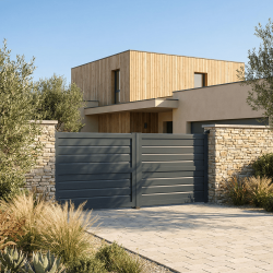 Kit portail double battant | Modèle Brise-vue