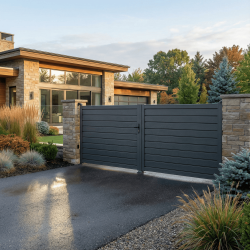 Kit portail double battant | Modèle Brise-vue