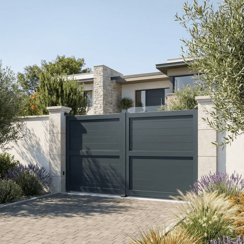 Kit portail double battant | Panneau plein