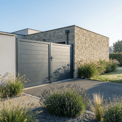 Kit portail double battant | Panneau plein