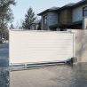 Kit portail coulissant panneau plein | Livré en kit sur chantier