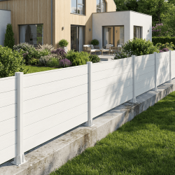 Kit clôture ranch panneau plein | 100% Aluminium