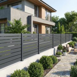 Kit clôture 75 panneau ajouré | Livré, c'est posé !