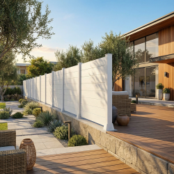 Kit clôture 75 pleine | 100% aluminium et livré en kit