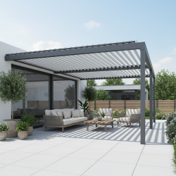 Pergola LUCIA EX à la technologie brevetée | Double travée