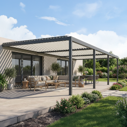 Pergola LUCIA EX à la technologie brevetée | Double travée