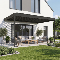 Pergola bioclimatique Horizon 3 | Lames perpendiculaires