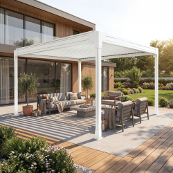 Pergola bioclimatique Horizon 3 modèle autoporté
