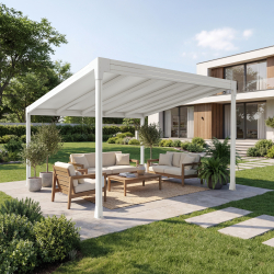Abri polytop CLARA | Toit en Polycarbonate ou Isotoit