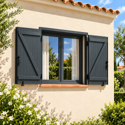 Volet battant aluminium isolé - 1