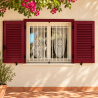Volet battant aluminium  persienné ou mixte - avec pré-cadre