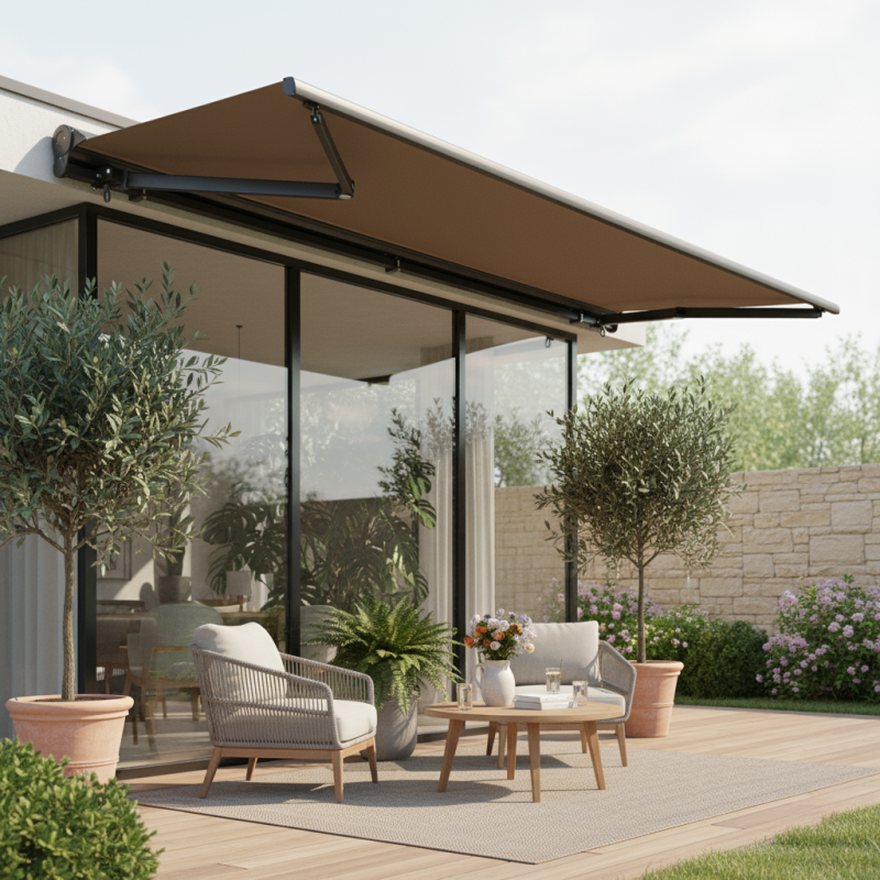 Semi-coffre 560, store avec lambrequin de 25cm