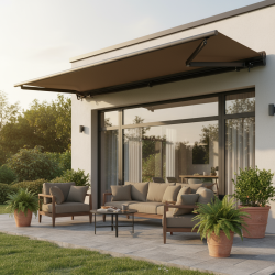 Semi-coffre 560, store avec lambrequin de 25cm