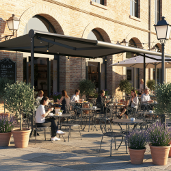 Abri 325 | Très grand abri de terrasse double-pente