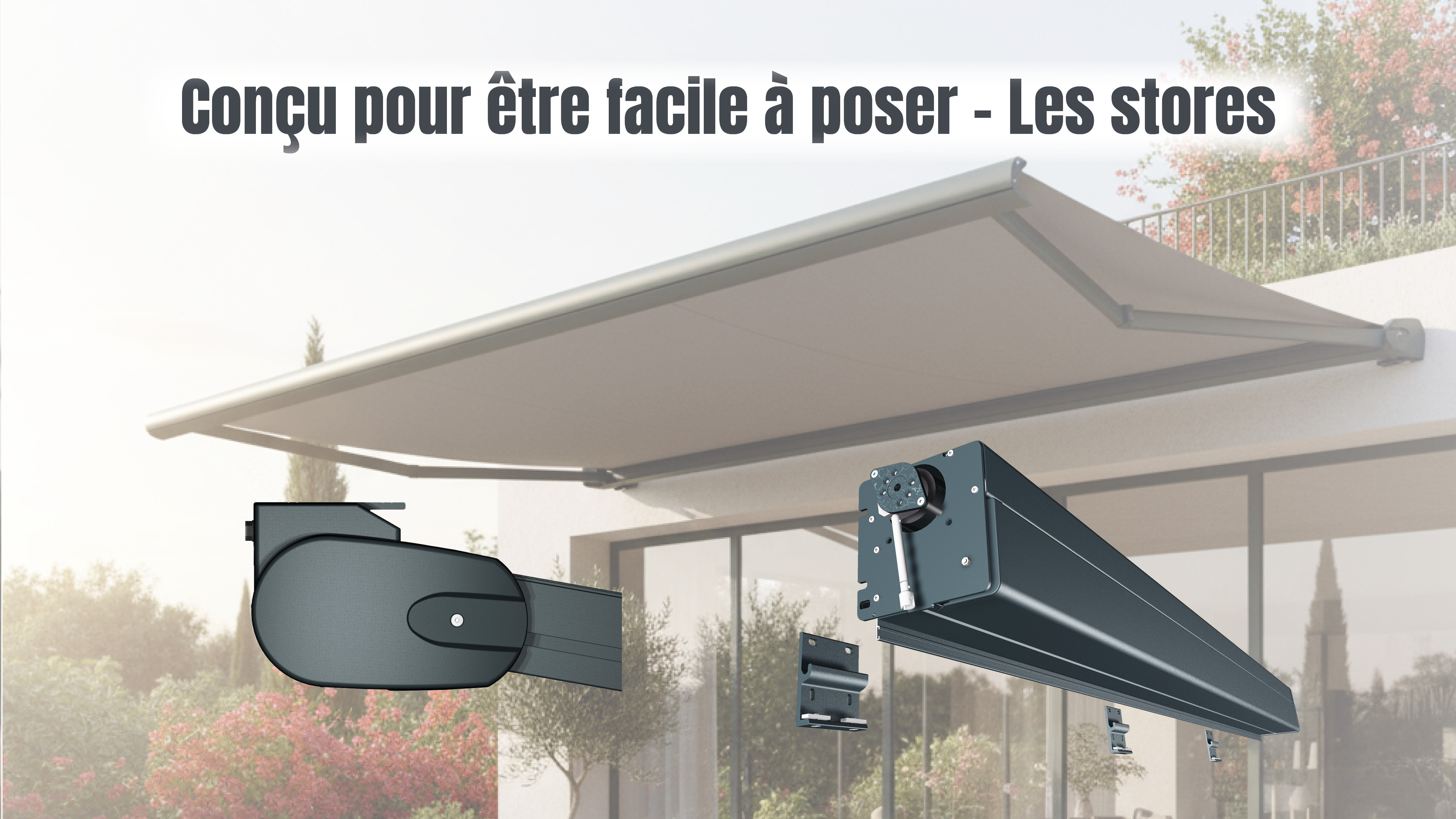 Conçu pour être facile à poser - Les stores