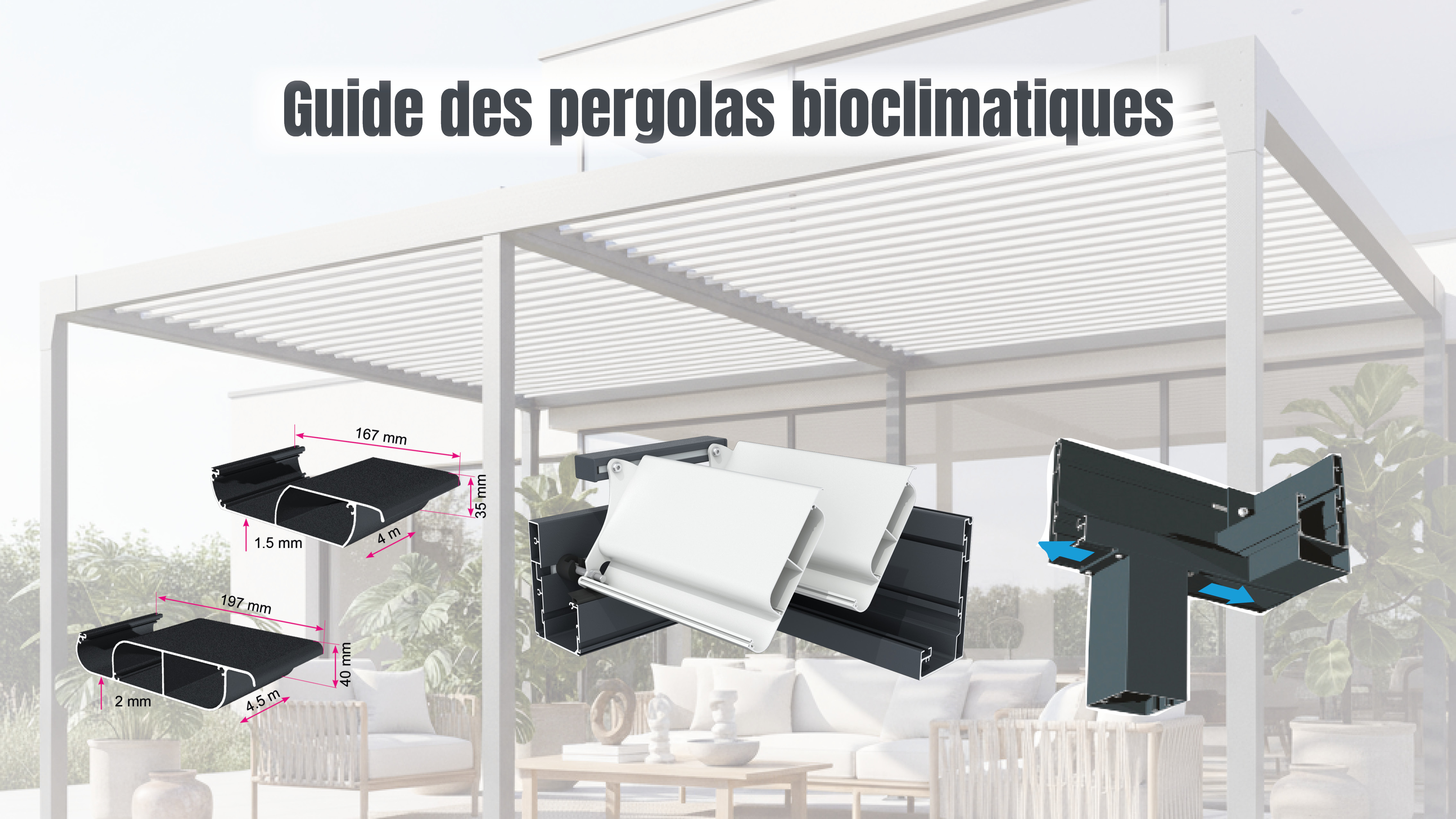 Guide des pergolas bioclimatiques
