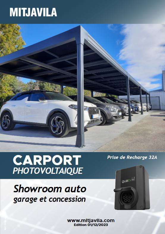 Carport photovoltaïque - garage et concession