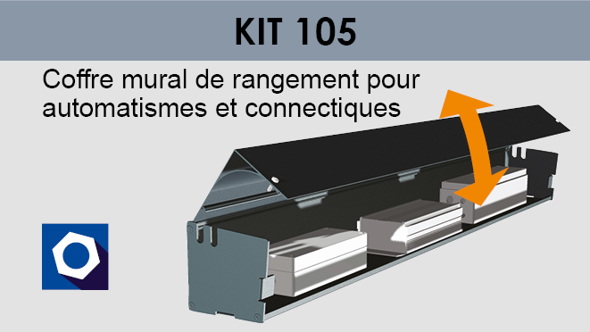 KIT 105 coffre mural