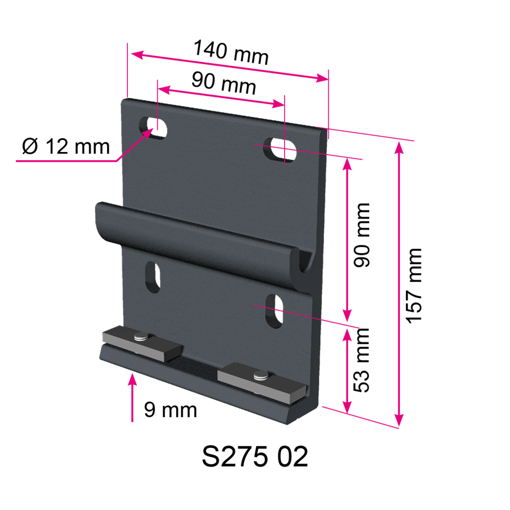 Support facade coffre 220