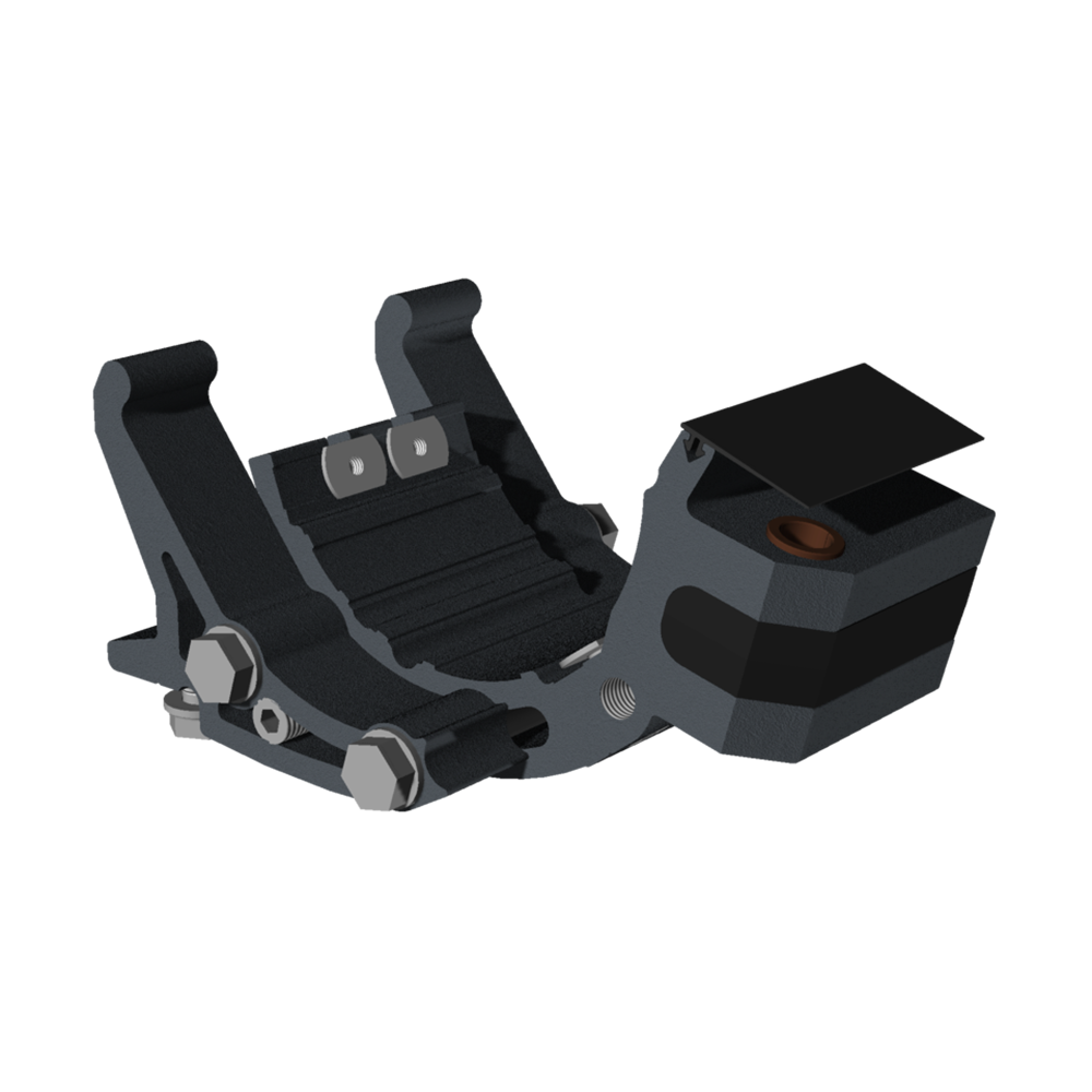 Support de bras store coffre 