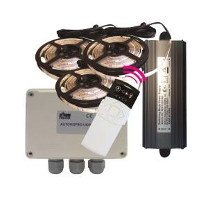 Kit complet éclairage LED sur 3 côtés (KITLEDPERT3C)