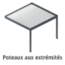 Poteaux aux extrémités