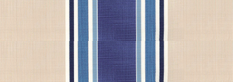 Toile Telya 2 Bleu / Crème T329BLE101