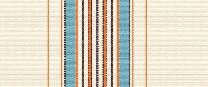 Toile Dickson bleu / orange TD542ORC