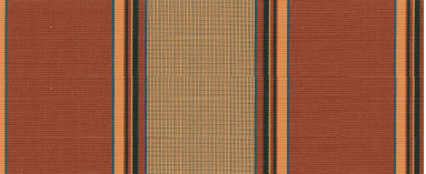 Toile Tibelly Orange / marron T330TIB